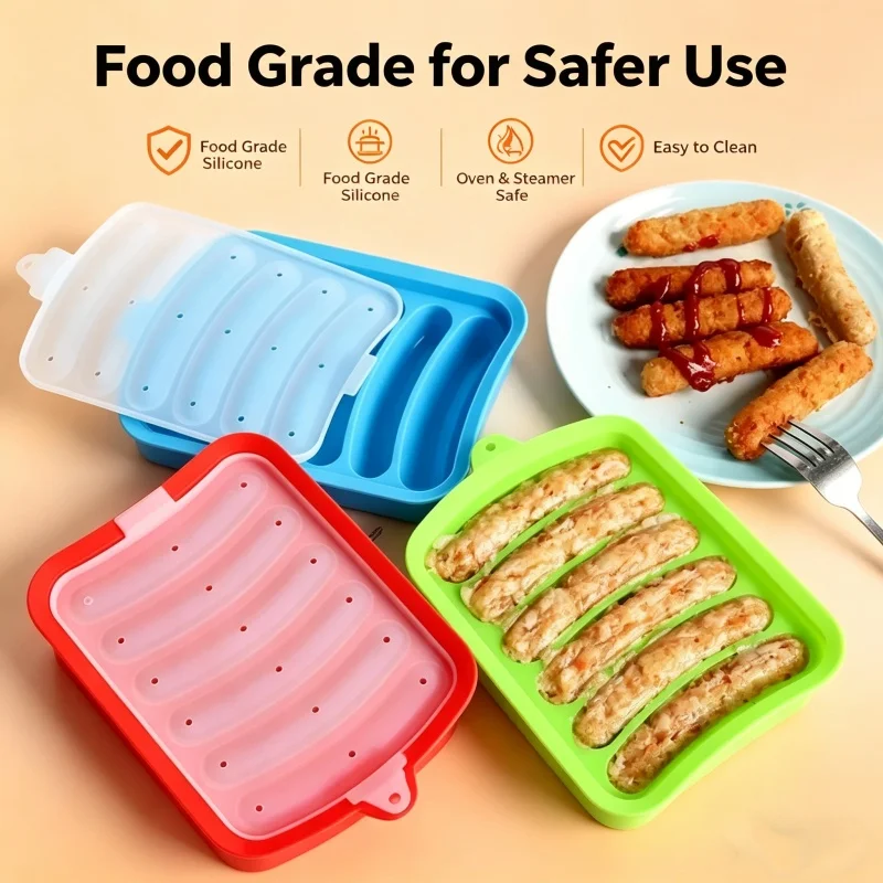 Hot Dog Press - Food Grade Silicone Sausage Mold with