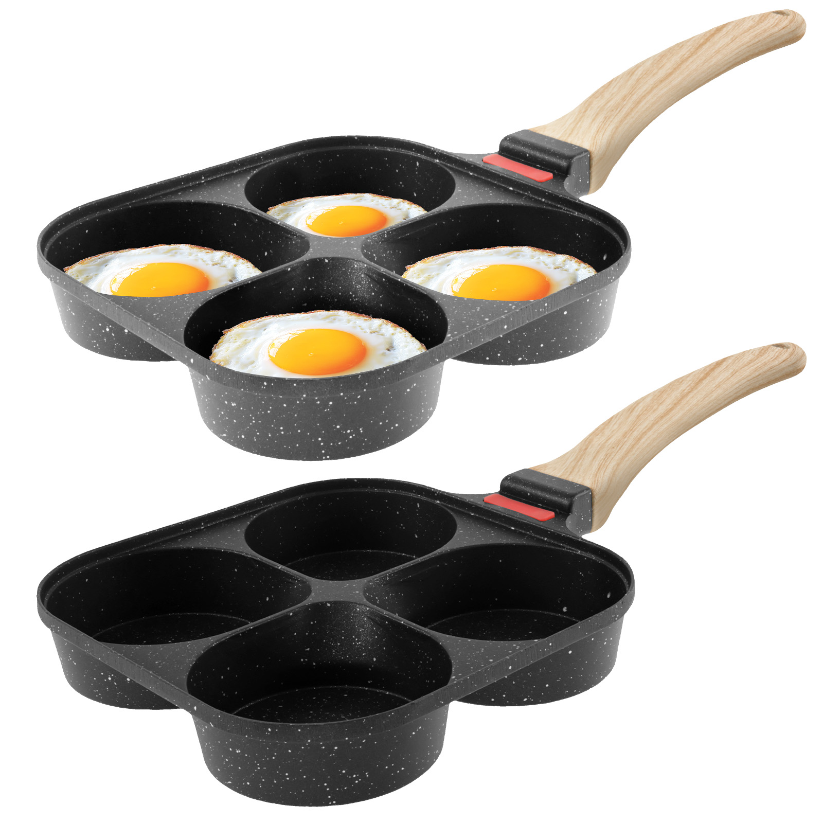 Egg Waffle Pan - Egg Frying Pan Nonstick Pancake Pans