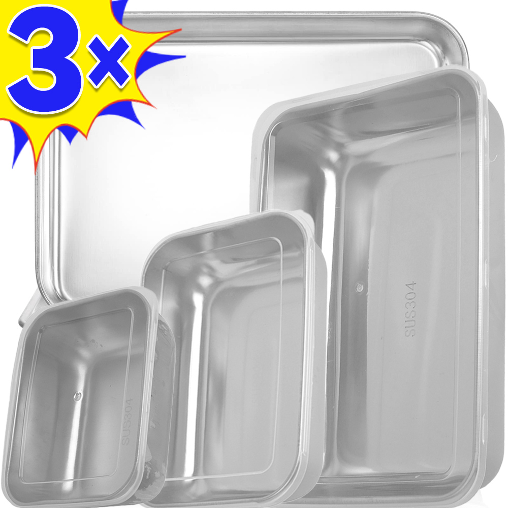 Dim Sum Basket - Stainless Steel Food Storage Box Fresh-keeping