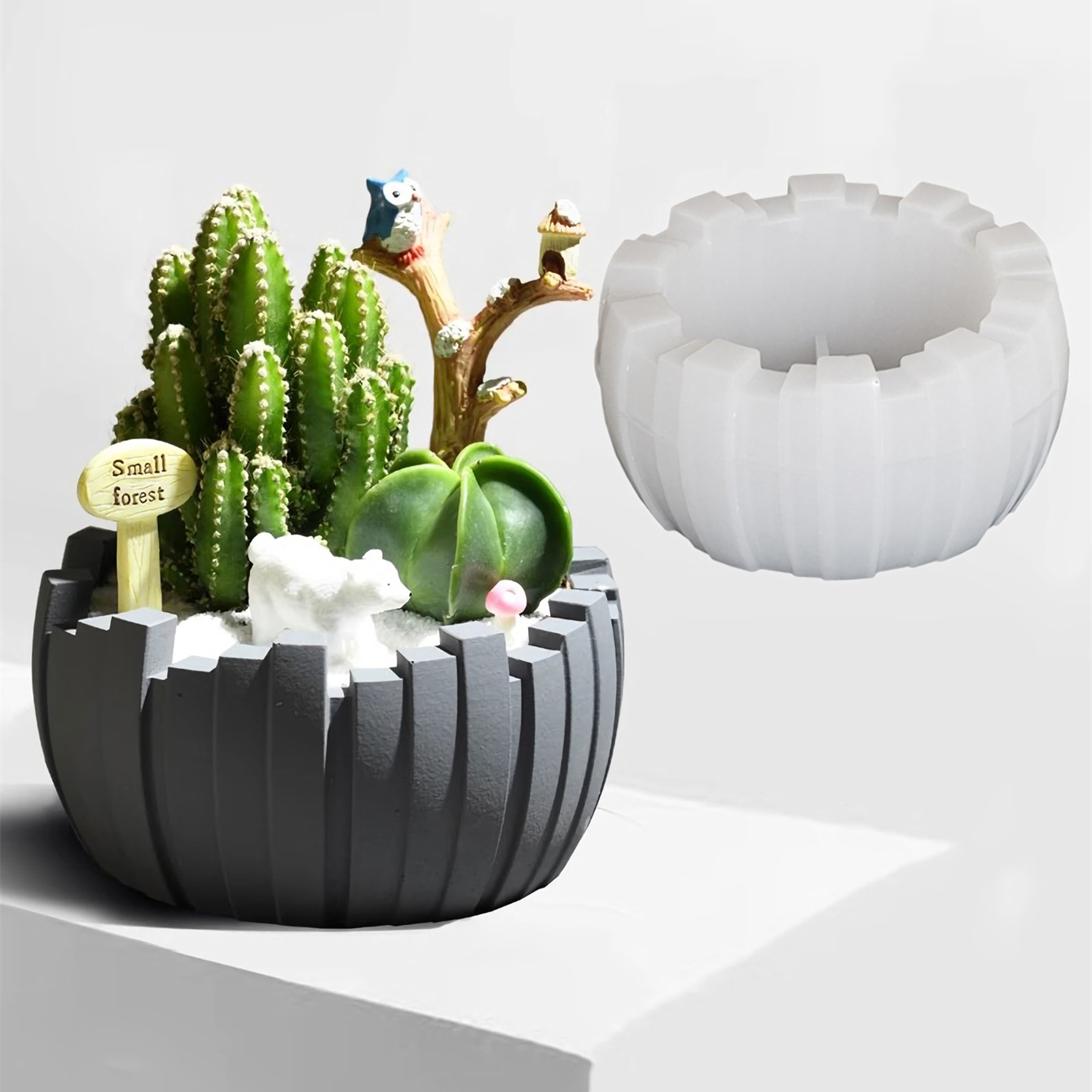 Potsticker Mold - DIY Irregular Stripe Storage Bowl Silicone