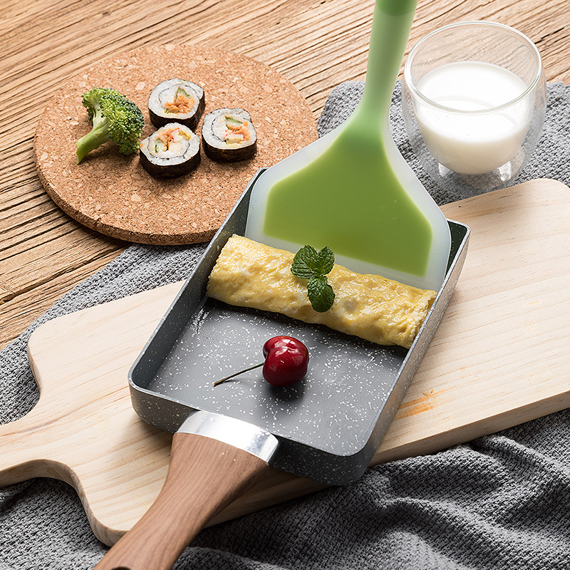 Mini Pancake Griddle - Frying Pan Tamagoyaki Omelette Black Non-stick