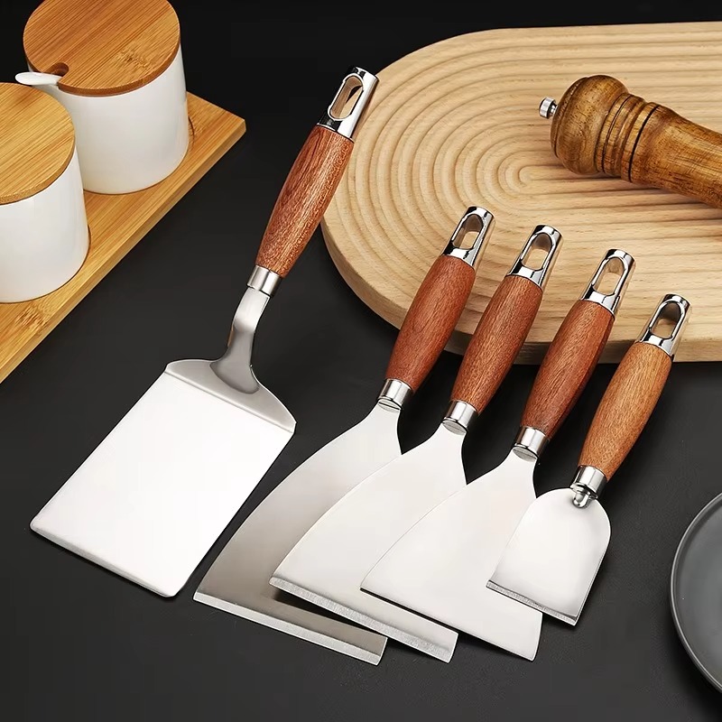 Okonomiyaki Spatula - Square/rectangle Head Grill Spatula Griddle Spatula