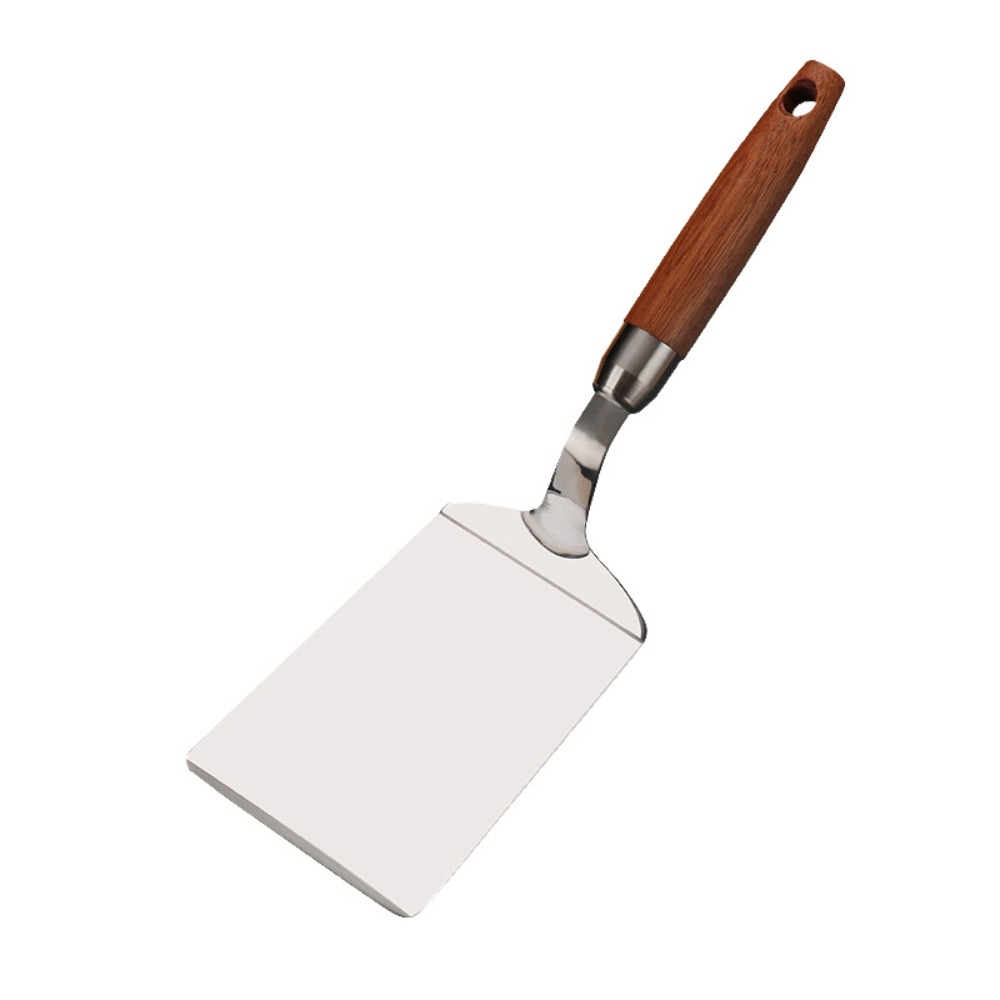 Okonomiyaki Spatula - Stainless Steel Spatula with Wooden Handle