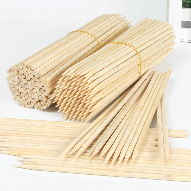 Corn Dog Stick - 20/30/40cm x 5mm Bamboo Wooden BBQ