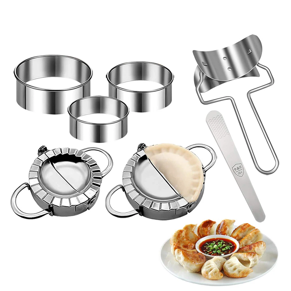 Dumpling Press Set - Stainless Steel Dumpling Mold Dumpling Maker