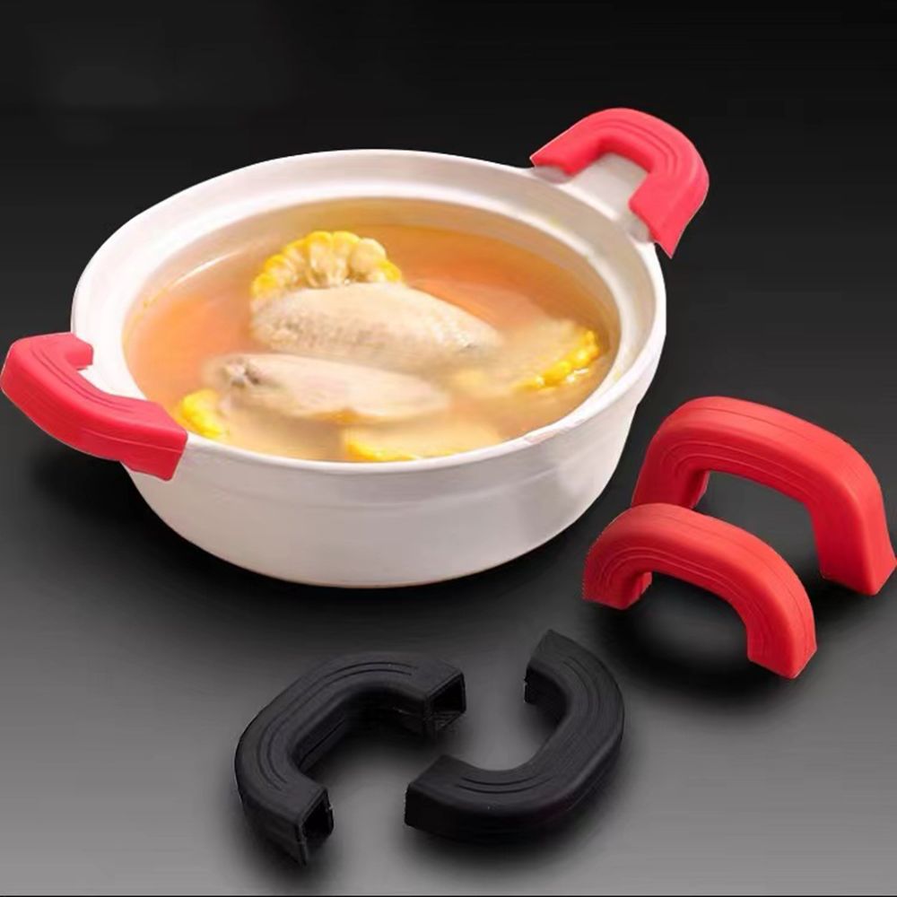 Cast Iron Corn - 2PCS Silicone Anti-Scald Pot Handle Cover