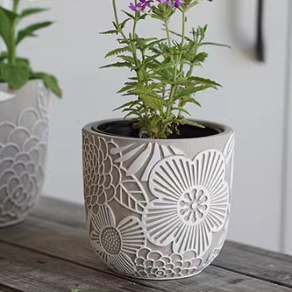 Potsticker Mold - Concrete European Plant Pot Silicone Mold