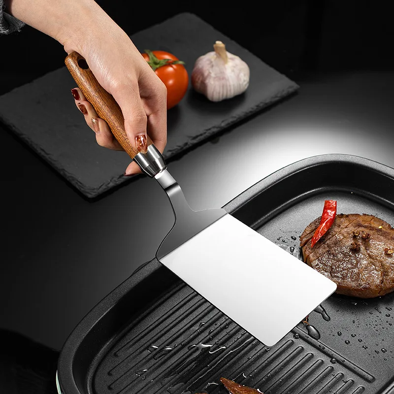 Stainless Steel Square Head St - Okonomiyaki Spatula recension och pris
