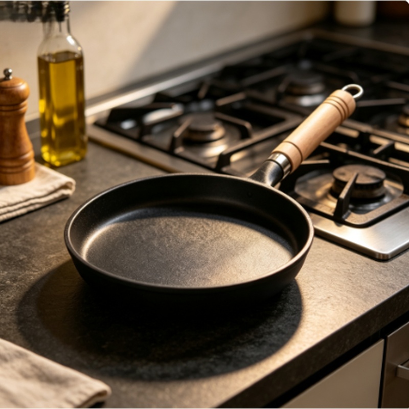 26cm Uncoated Cast Iron Skille - Mini Pancake Griddle recension och pris