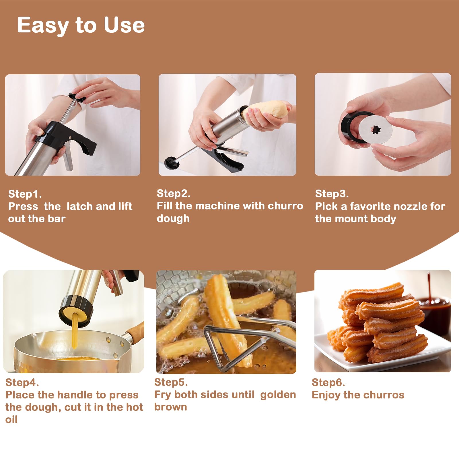 Traditional Churro Maker Machi - Churros Maker Gun recension och pris