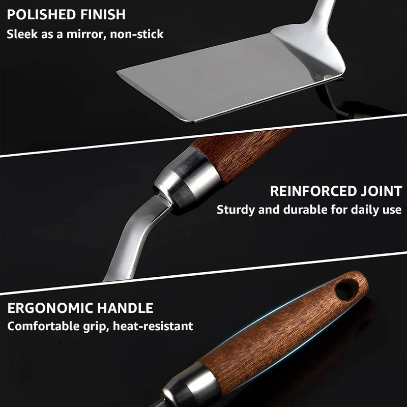 Stainless Steel Spatula with W - Okonomiyaki Spatula recension och pris