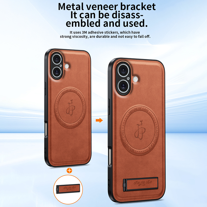 Luxury Leather Stand Phone Cas - Taco Stand Holder recension och pris