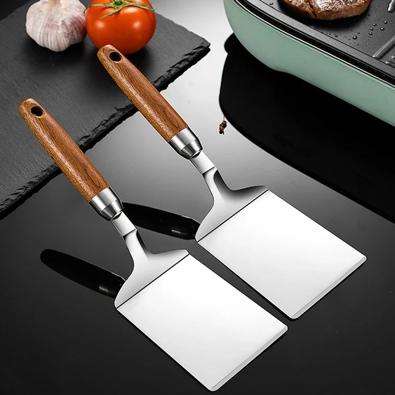1PC Stainless Steel Steak Spat - Okonomiyaki Spatula recension och pris