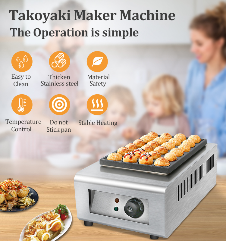 Commercial Big Power Electric  - Takoyaki Grill Plate recension och pris