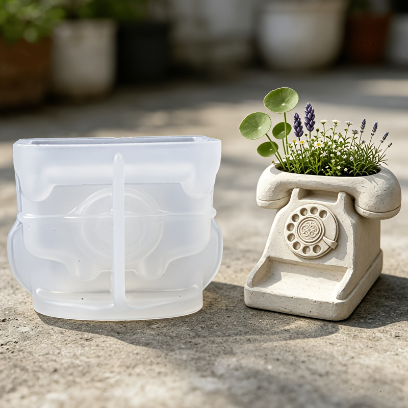 3D Vintage Rotary Telephone Su - Potsticker Mold recension och pris