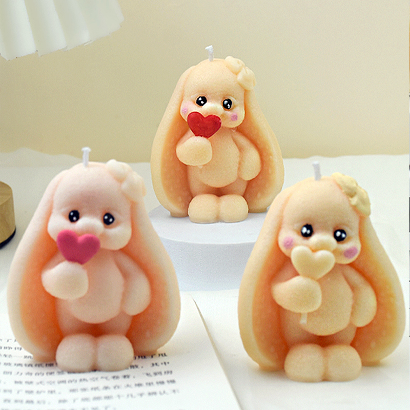 3D Long-eared Rabbit Silicone  - Bunny Cake Mold recension och pris