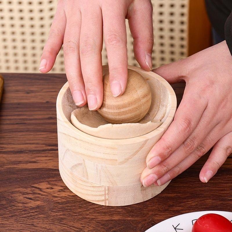 1 Set Wooden Dumpling Maker -  - Dumpling Press Set recension och pris