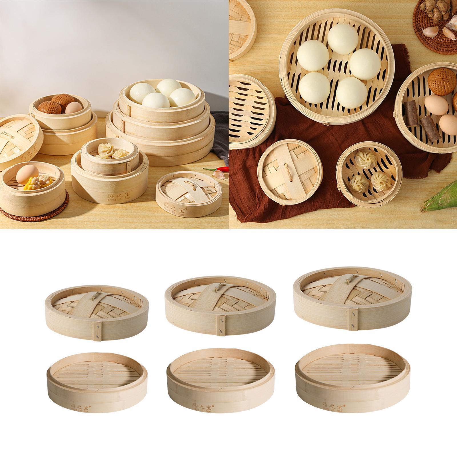 Bamboo Steamer Basket Cooker H - Bao Steamer Bamboo recension och pris