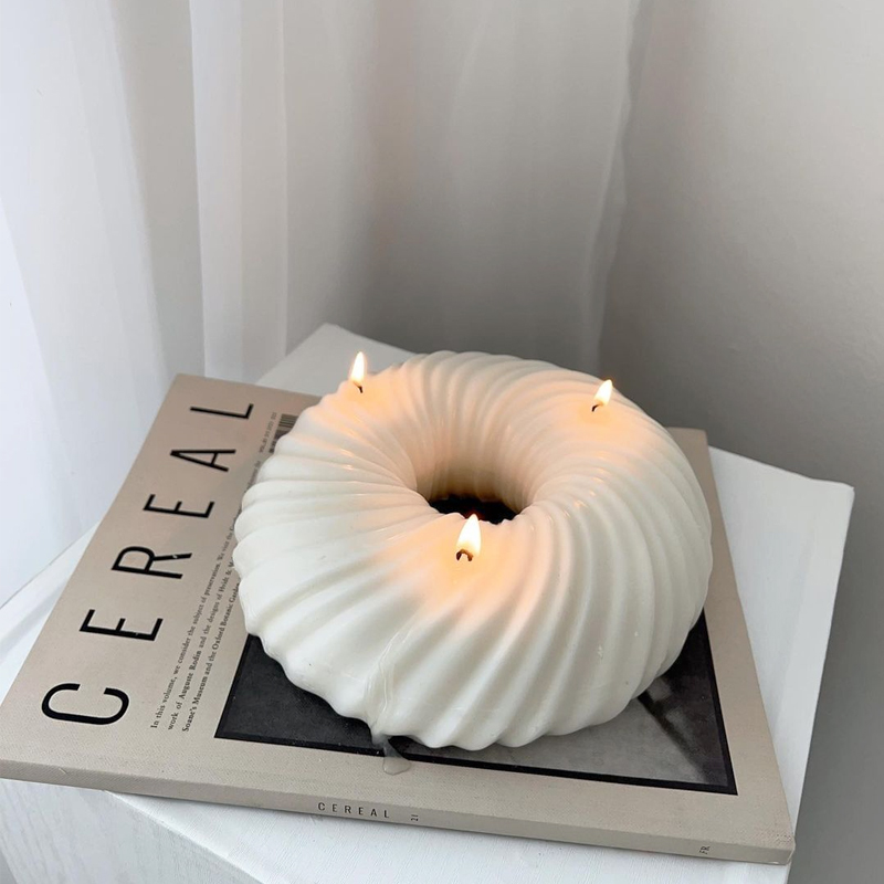 Big Donut shape Silicone Candl - Donut Mold Silicone recension och pris