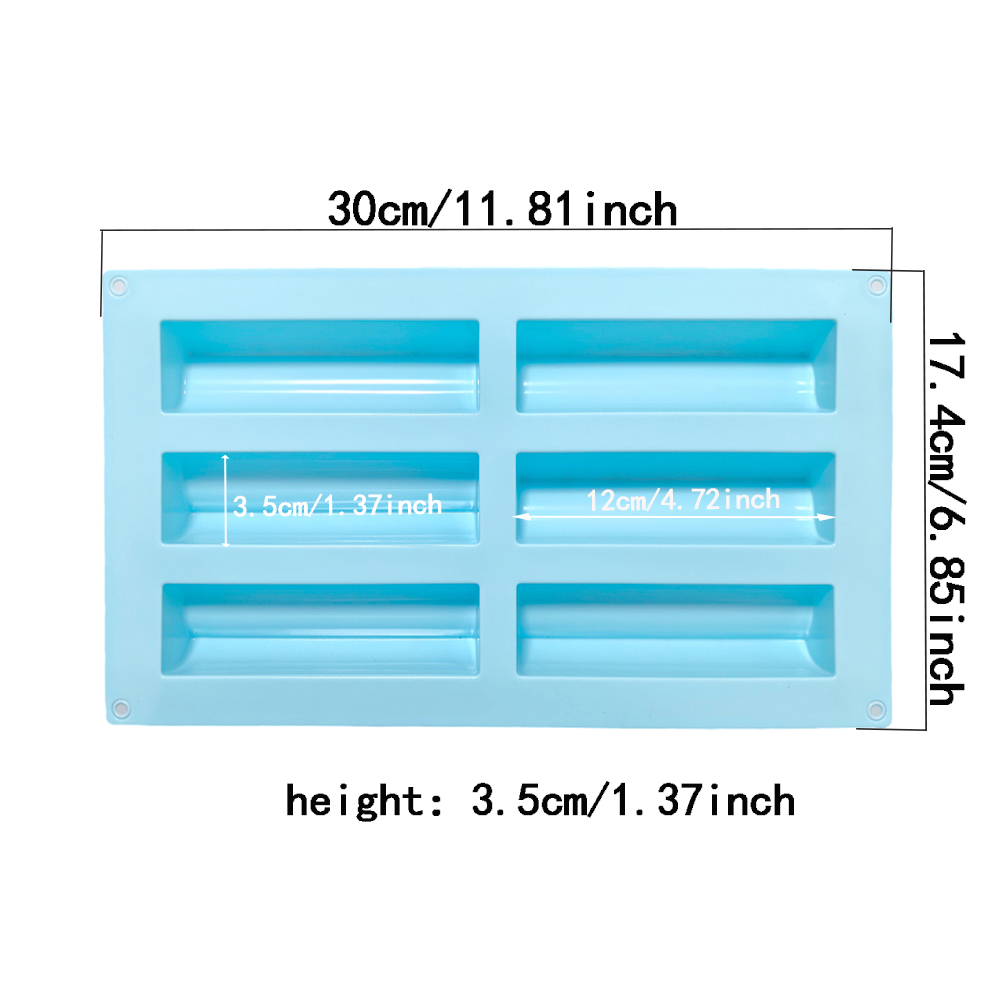 6-cavity groove tube cake tray - Donut Mold Silicone recension och pris