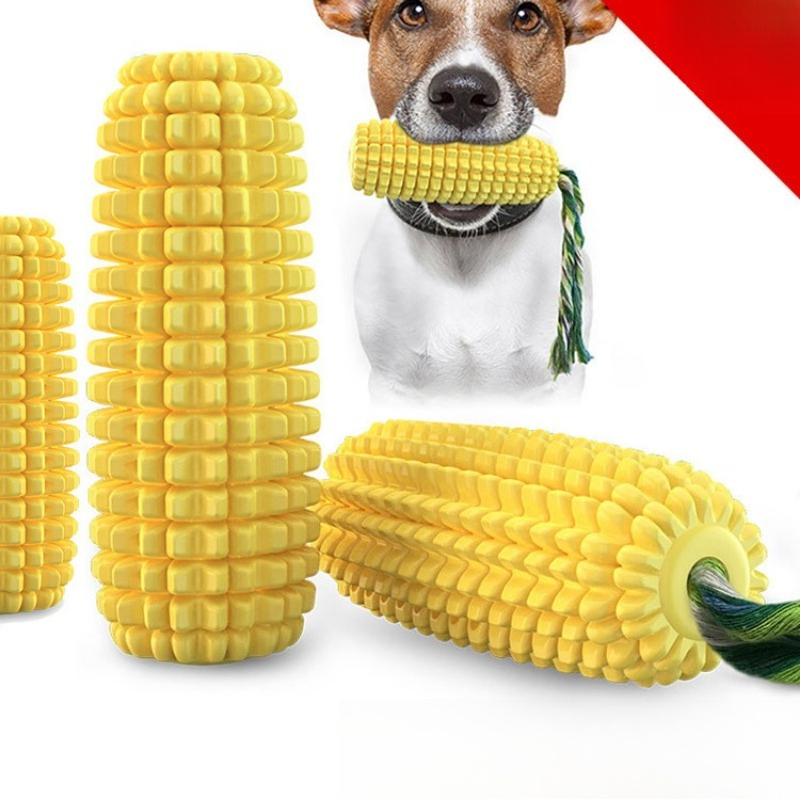 Squeaky Corn Dog Toothbrush Ch - Corn Dog Stick recension och pris