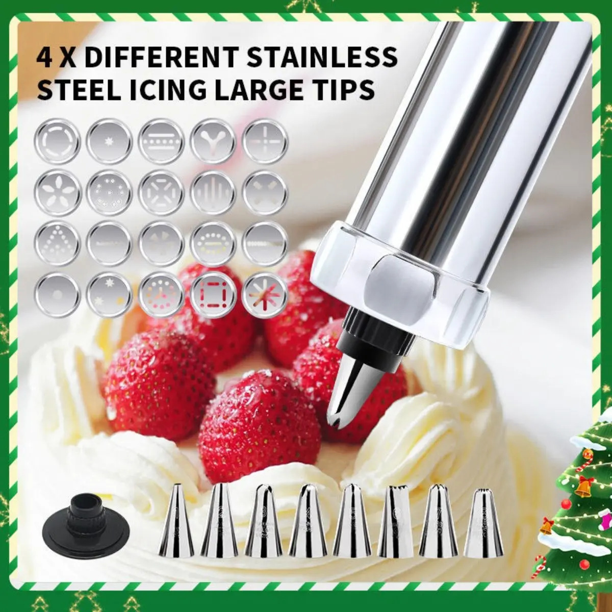 Stainless Steel Cookie Press K - Churros Maker Gun recension och pris