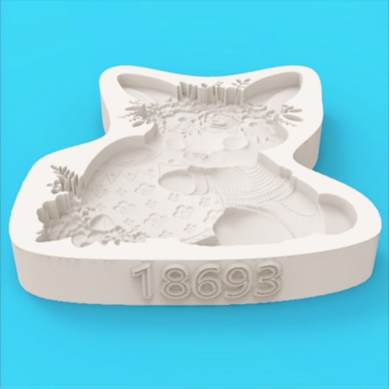 Easter Wreath Bunny Silicone B - Bunny Cake Mold recension och pris