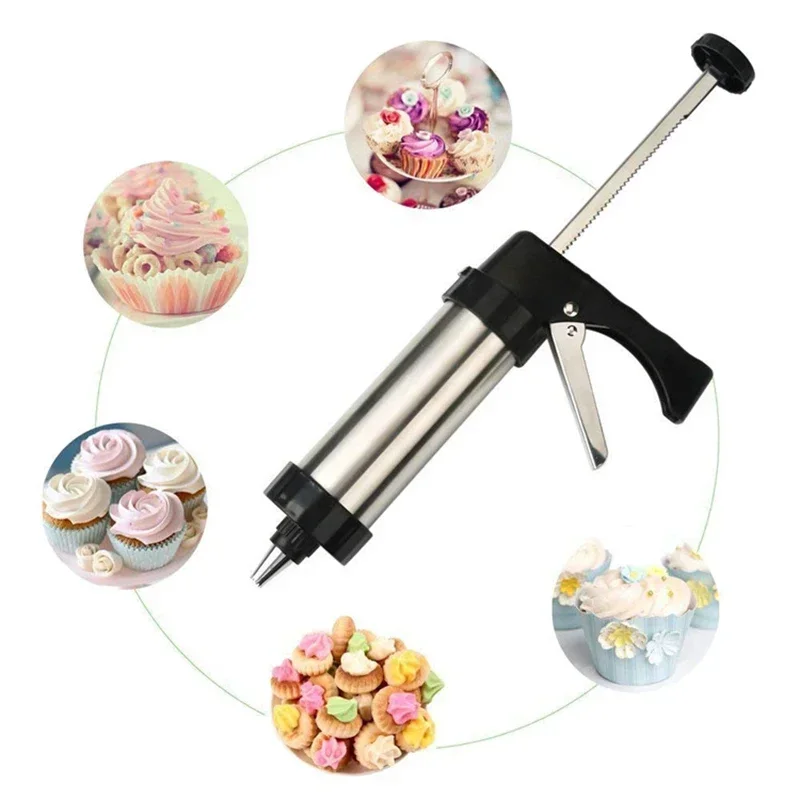 Cookie Press Gun Kit Stainless - Churros Maker Gun recension och pris