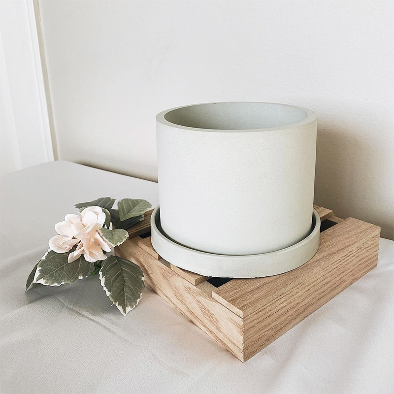 Large Round Flower Pot Cement  - Potsticker Mold recension och pris
