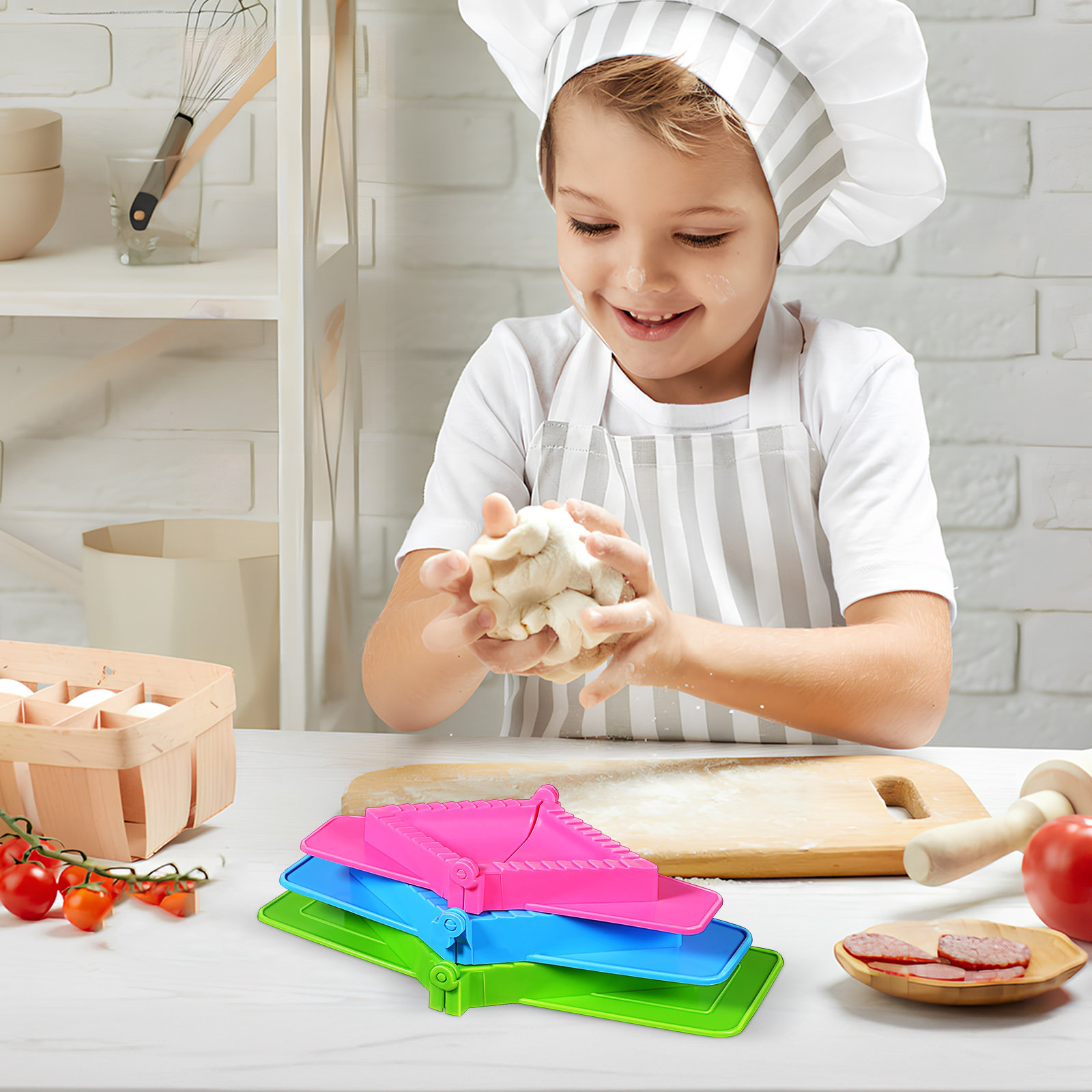 3Pcs Dumpling Mold Plastic Set - Dumpling Press Set recension och pris