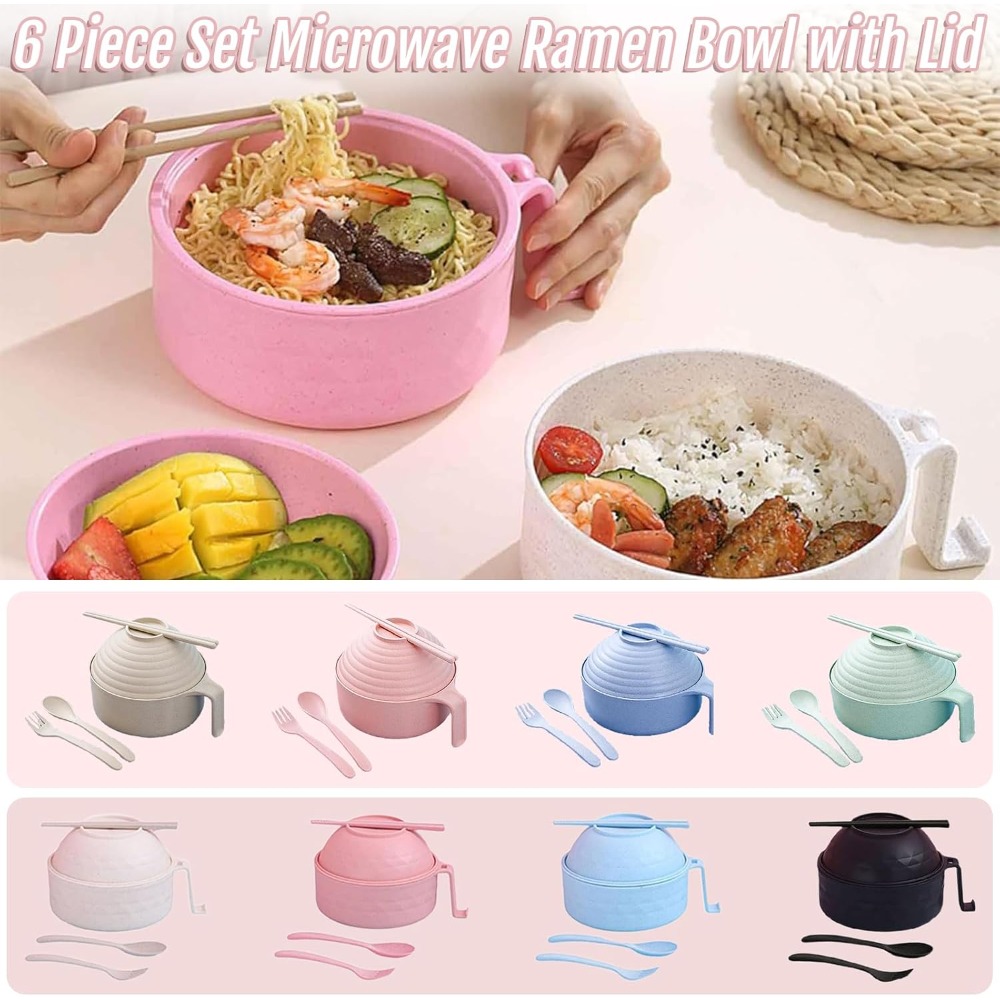 Microwave Ramen Bowl 6-Piece S - Dim Sum Basket recension och pris