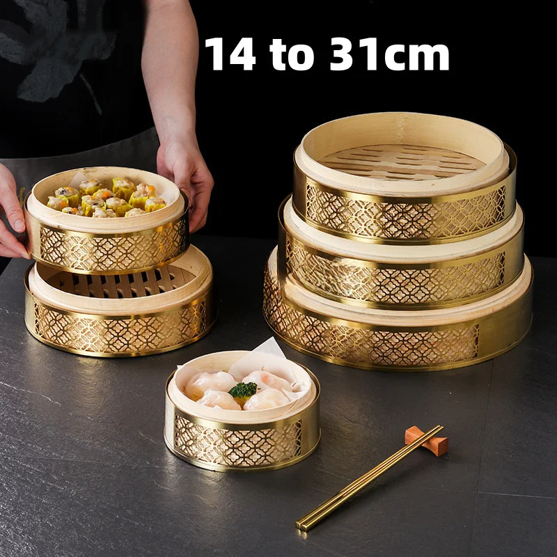 Chinese Bamboo Dimsum Lid Dump - Bao Steamer Bamboo recension och pris