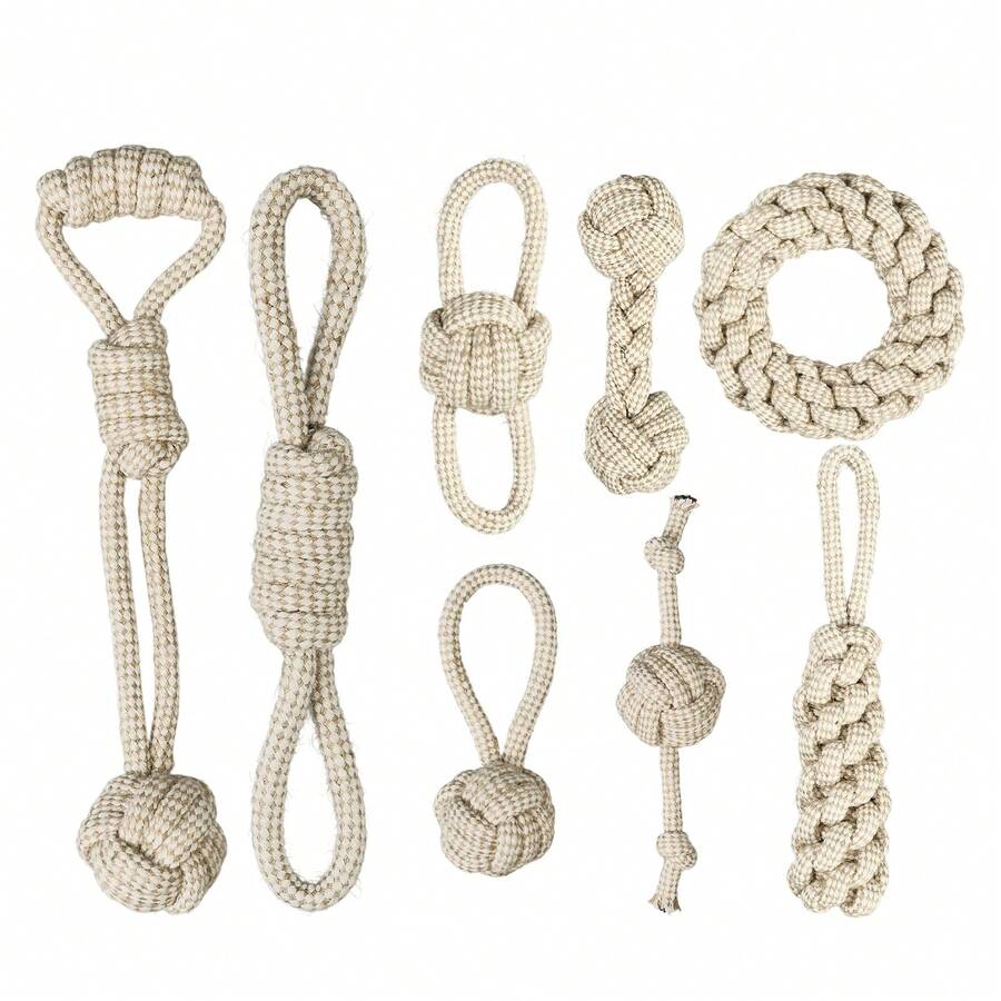 Natural Rope Dog Chew Toy - Su - Corn Dog Stick recension och pris