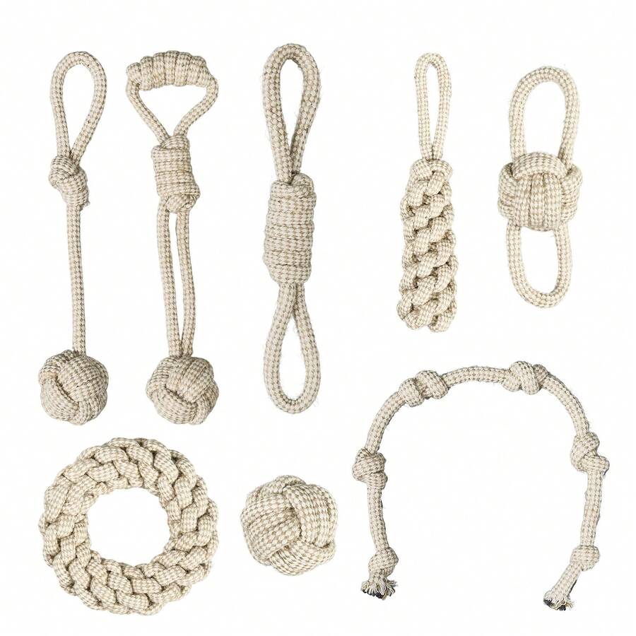 Natural Rope Dog Chew Toy - Su - Corn Dog Stick recension och pris