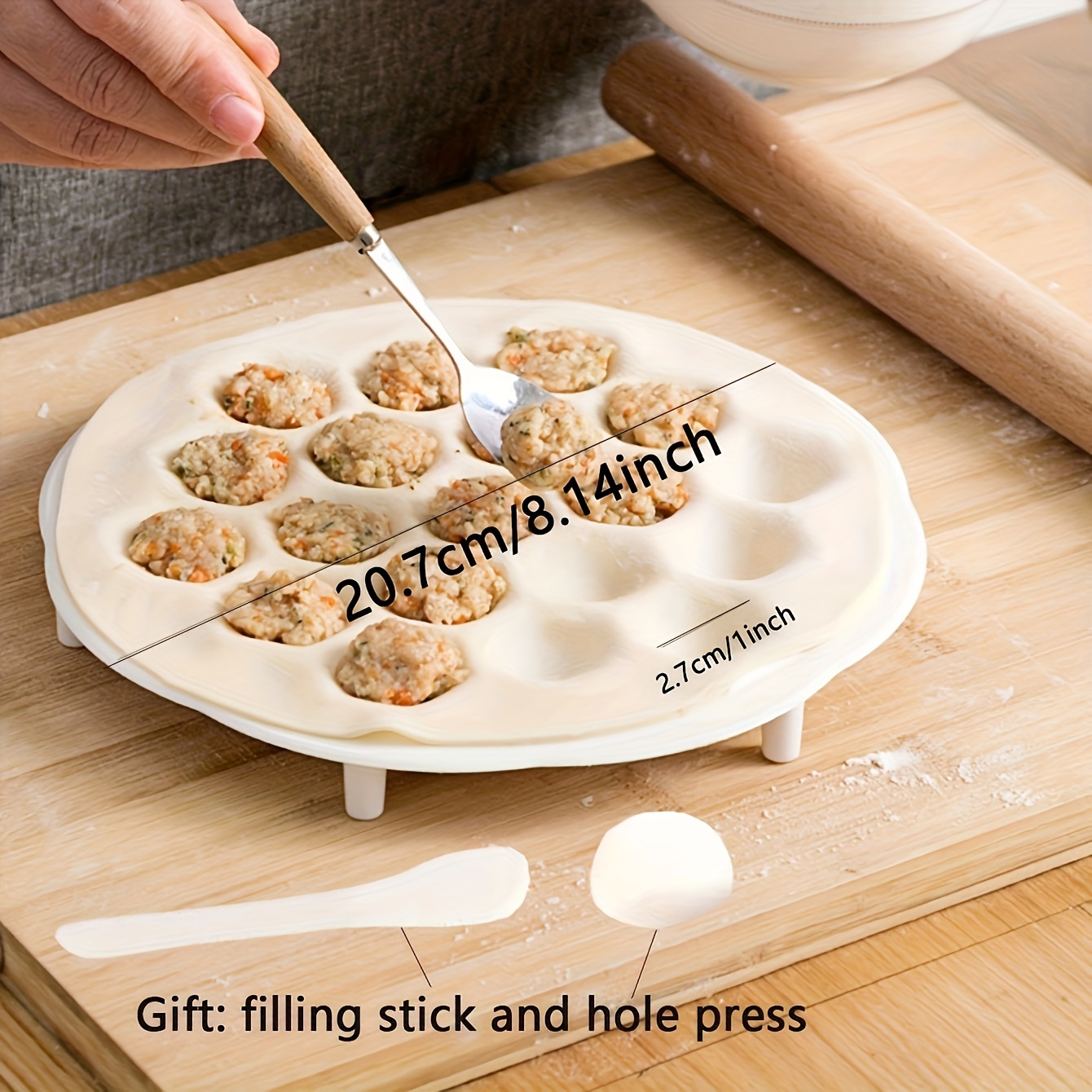 1pc- Simple Chinese Dumplings  - Dumpling Press Set recension och pris
