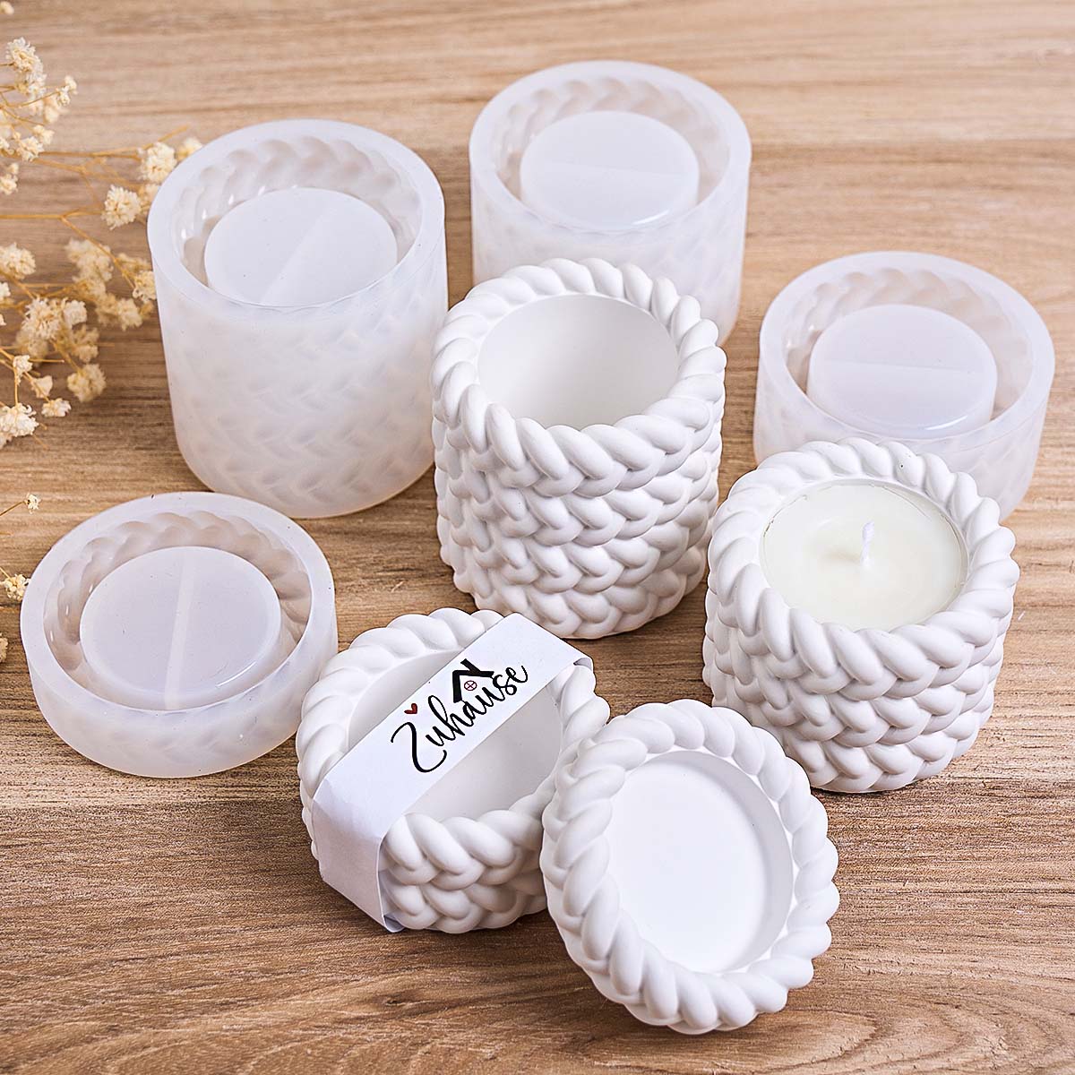 Woven Candle Jar Silicone Mold - Potsticker Mold recension och pris