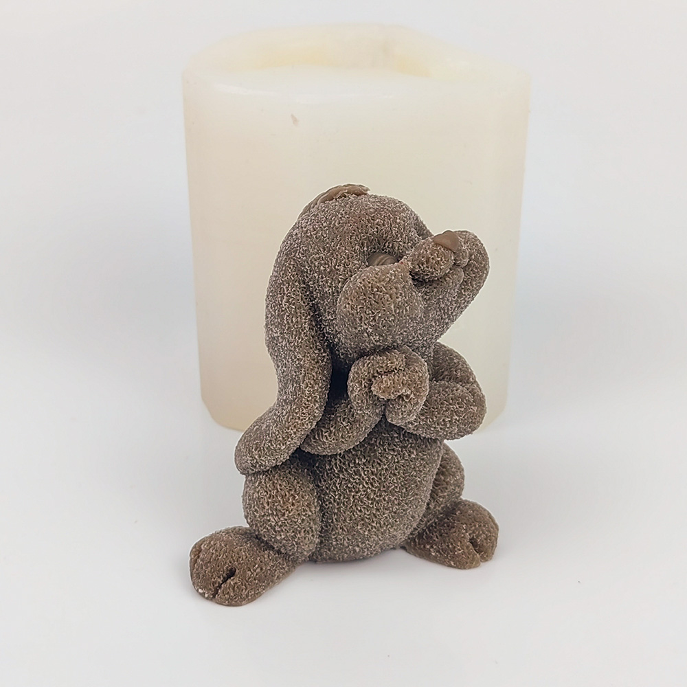 Praying Rabbit Moulds Soap Mol - Bunny Cake Mold recension och pris