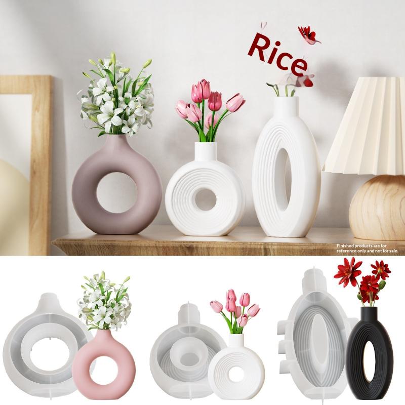New Nordic Donut Shape Vase Si - Donut Mold Silicone recension och pris