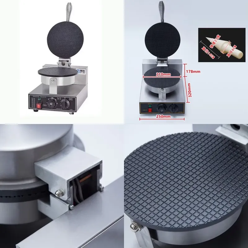 TEBAK Factory Snack Machines E - Waffle Cone Maker recension och pris