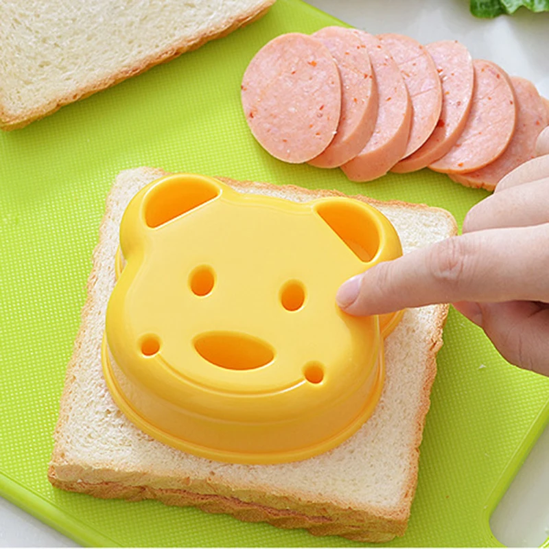 2pcs Sandwich Mould Bear Cat R - Bunny Cake Mold recension och pris