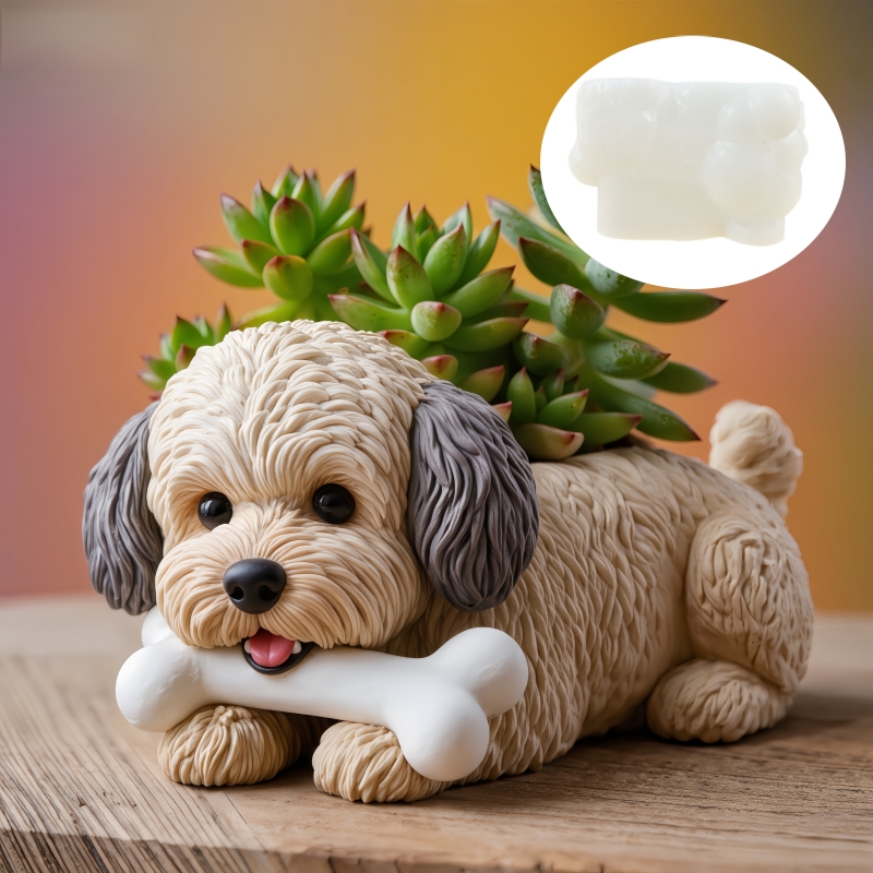 Cute dog bone shape succulent  - Potsticker Mold recension och pris