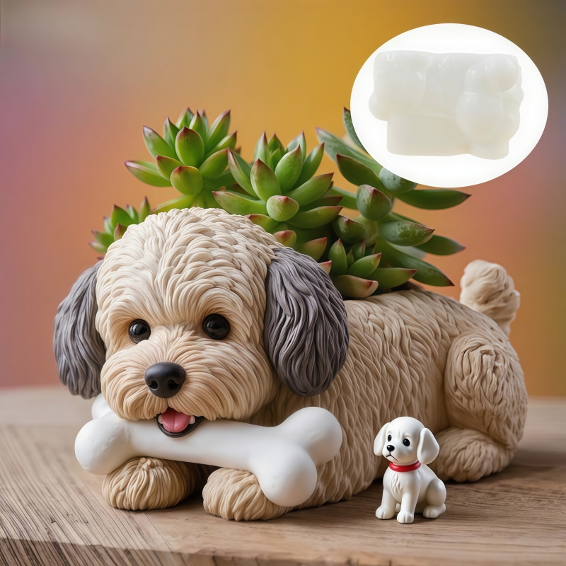 Cute dog bone shape succulent  - Potsticker Mold recension och pris