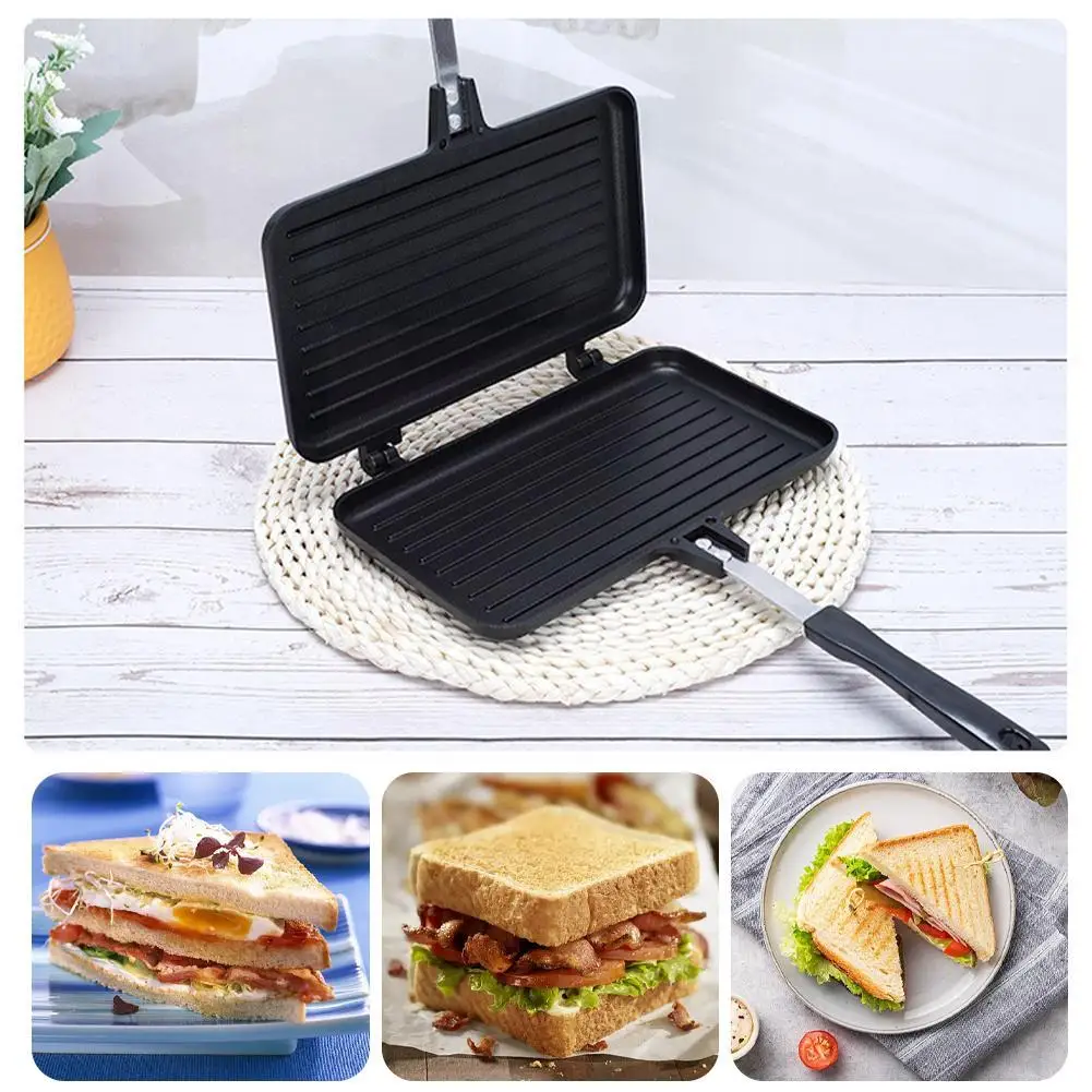 Double-Sided Frying Pan Non-St - Mini Pancake Griddle recension och pris