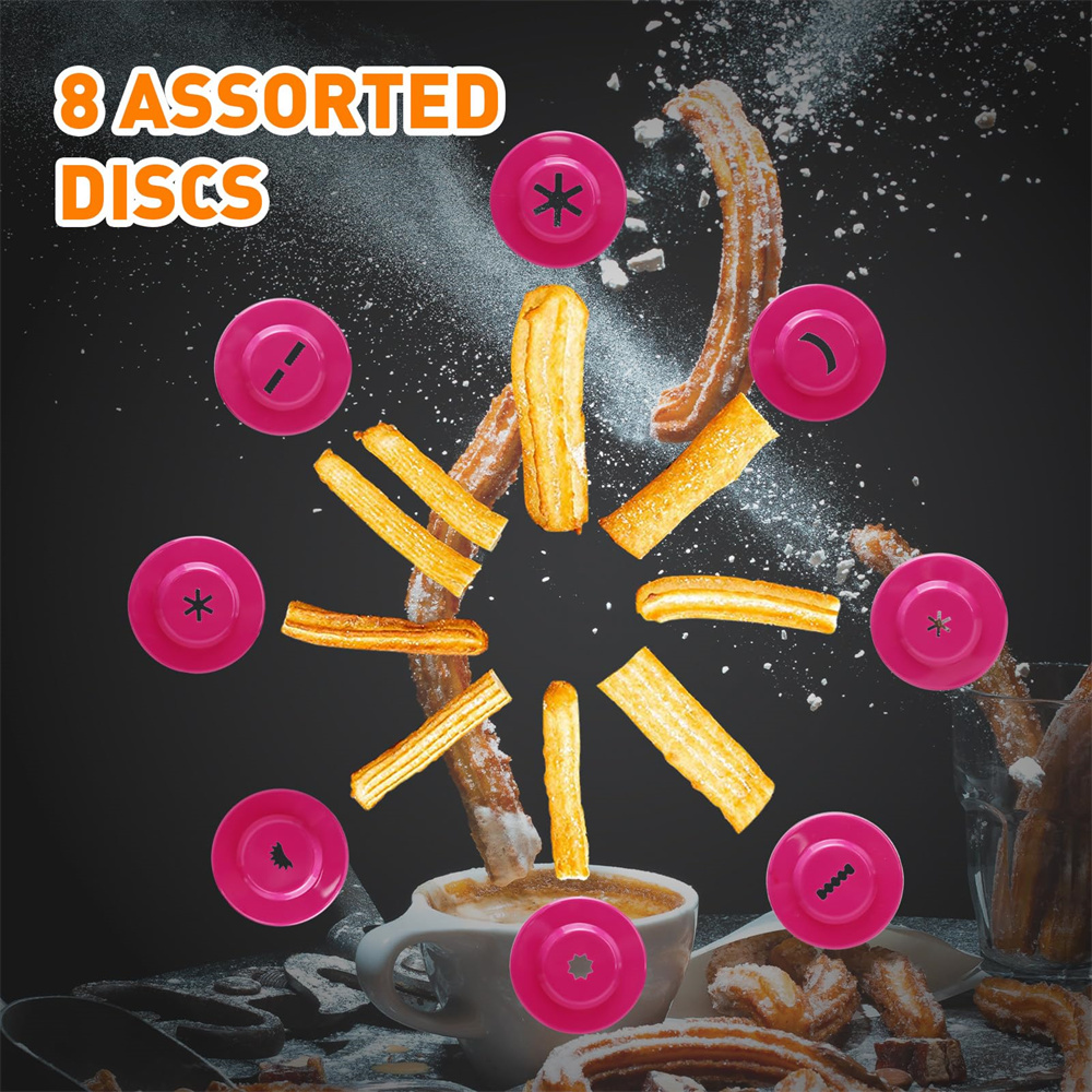 DIY Manual Cookie Press Maker  - Churros Maker Gun recension och pris