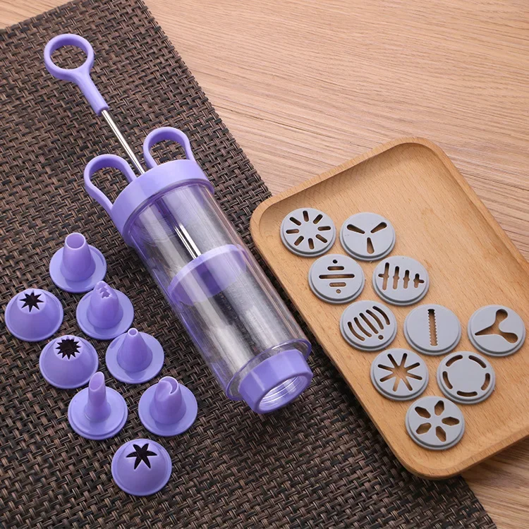 DIY Manual Cookie Press Maker  - Churros Maker Gun recension och pris
