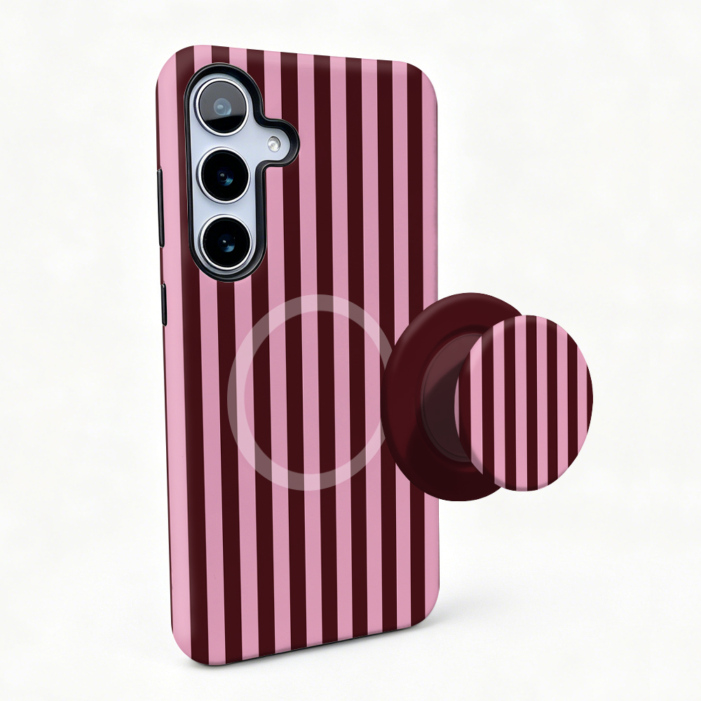 Stripe Magnetic Case For Samsu - Taco Stand Holder recension och pris
