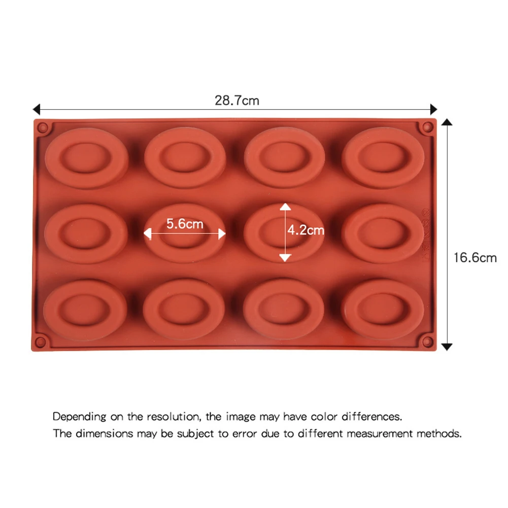 Flexible 12 Cavity Silicone Do - Donut Mold Silicone recension och pris