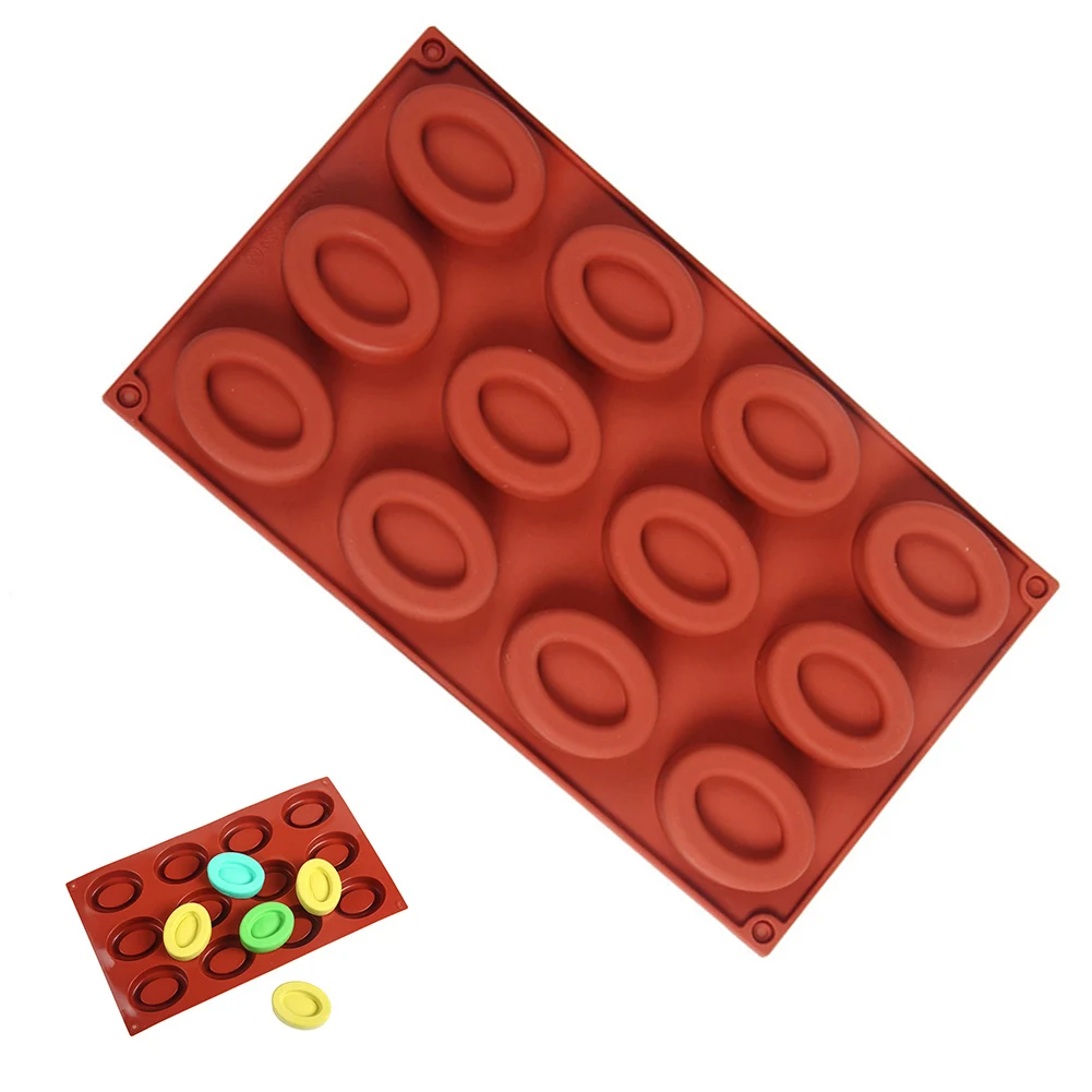Flexible 12 Cavity Silicone Do - Donut Mold Silicone recension och pris