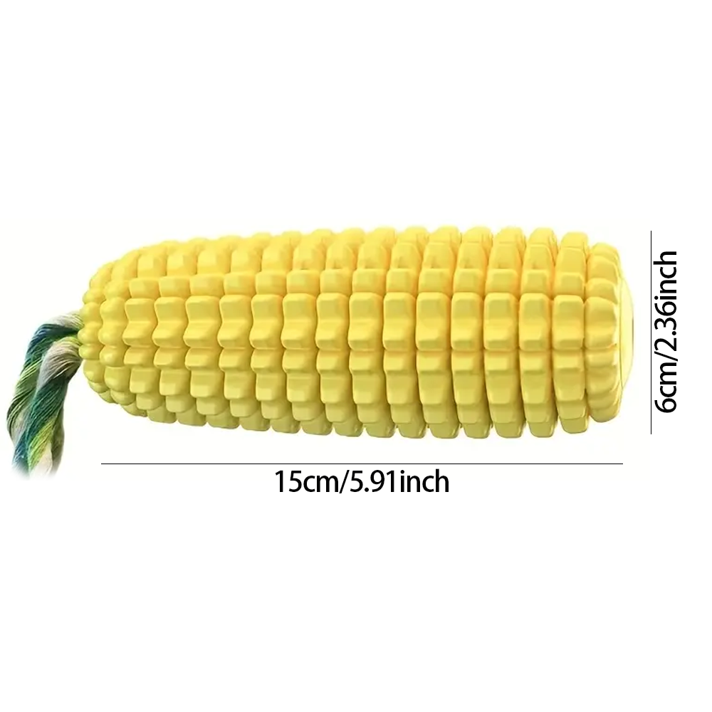 Pet Toy Squeaky Dental Chew St - Corn Dog Stick recension och pris