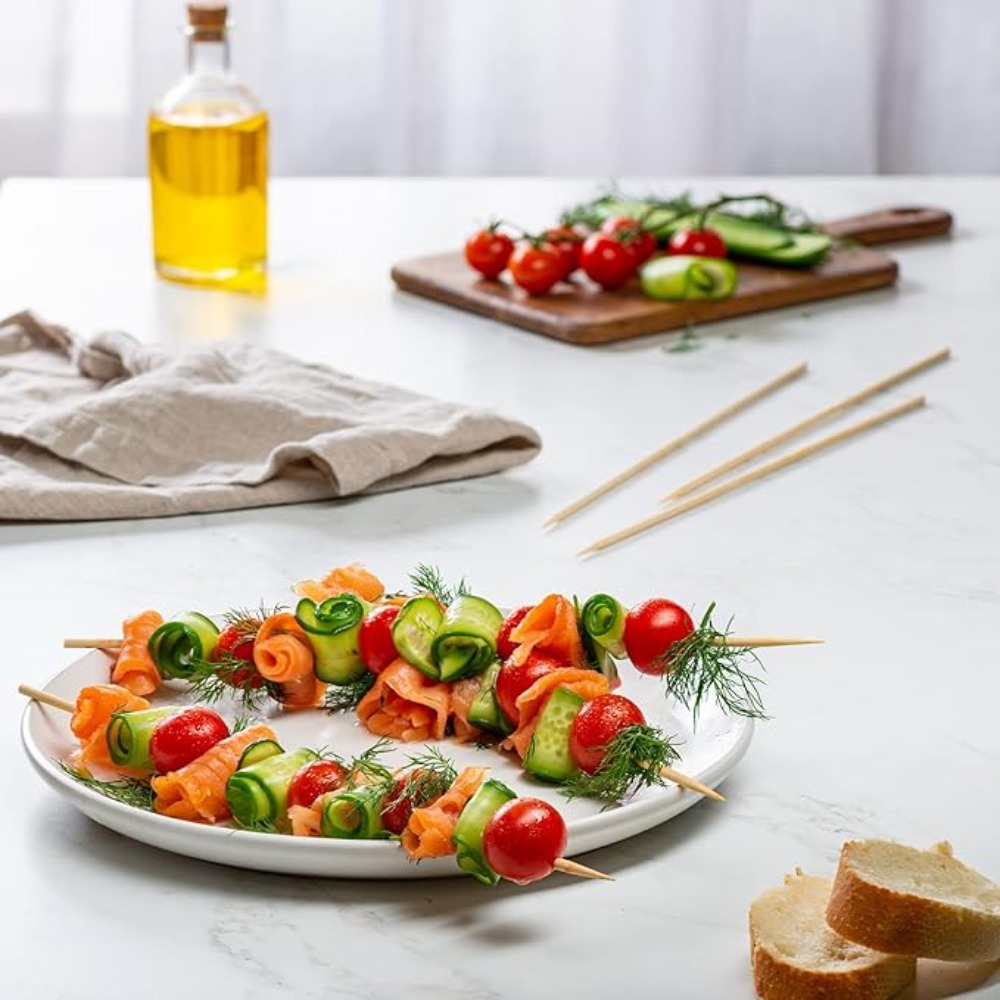 90-1350Pcs BBQ Bamboo Sticks D - Corn Dog Stick recension och pris